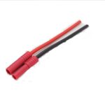 HXT4mm w/12AWG Silicon Wire 10cm (Battery Side) - (1pc)