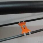 Fusuno Carbon Fiber Tail Boom Support Brace 450 (Orange)