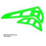 Fibreglass Neon Red Fins TRex 500
