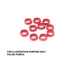 Aluminium Frame Washer for M2 Screw (10) - Purple