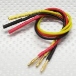 2.0mm Male/Female Bullet Brushless Motor Extension Lead 200mm