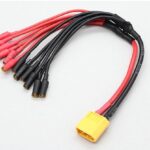 XT60 to 6 X 3.5mm Bullet Multistar ESC Power Breakout Cable
