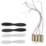 4 x Brushed Motors 8.5x20 & 4 Propellers