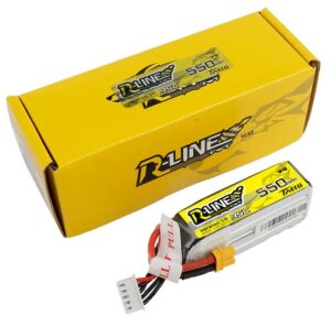 Tattu R-Line Lipo Battery 550mah 14.8V 4S 95C with XT30