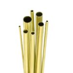 Round Brass Tube 4mm x 0.45mm x 305mm (2 pieces)