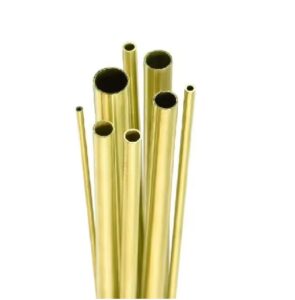 Round Brass Tube 4mm x 0.45mm x 305mm (2 pieces)
